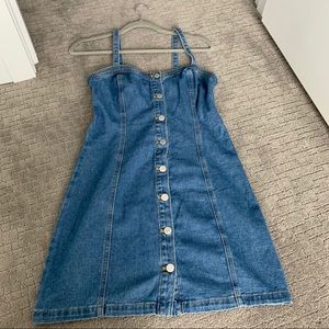PacSun Denim Button Front Dress